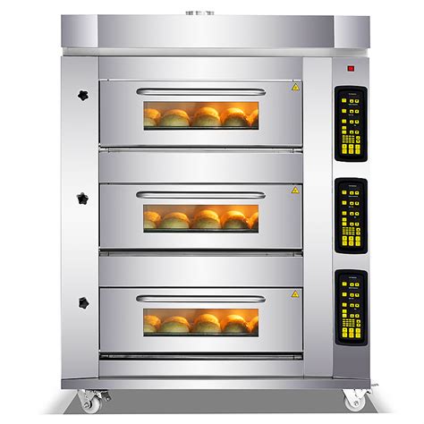Commercial Electric Pizza Oven Ye 39 3 Deck 9 Tray Gas Oven