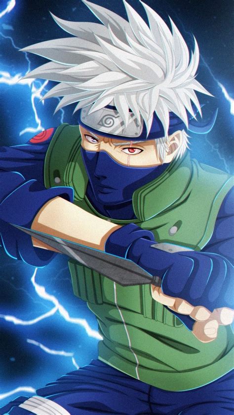 Here you can find the best kakashi iphone wallpapers uploaded by our community. Anime, Kakashi Hatake, white hair, anime boy, art ...