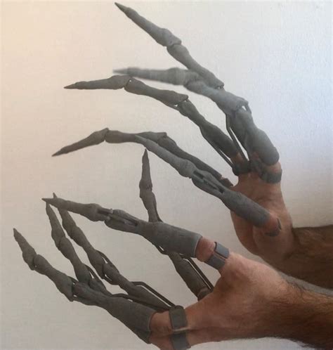 Skelington Cursed Articulated Finger Extensions Please Read Etsy