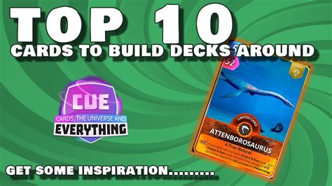 Top Ten Cards To Build Decks Around Cue Cards Universe And Everything Youtube