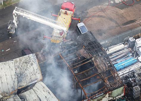 police find two bodies after staffordshire fireworks factory explosion daily mail online