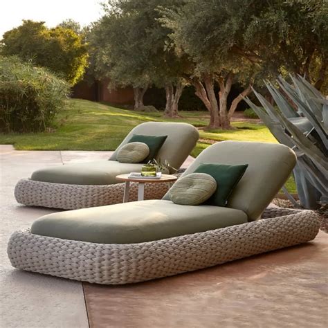 Luxurious Designer Contemporary Sun Lounger Luxury Garden Furniture