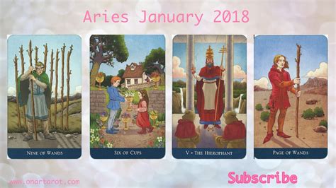 Aries January 2018 Love Tarot Reading — Όναρ Ταρώ