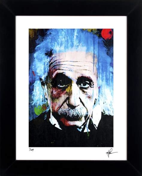 Albert Einstein Art Print Framed Painting Splendid Wall Decor Mark