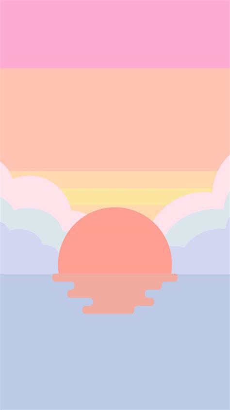Pastel Sunset Wallpapers Wallpaper Cave