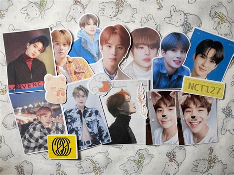 15 Pcs Nct Jungwoo Stickers Set Nct 127 Nct 2020 Etsy