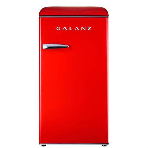 GetUSCart Galanz GLR33MRDR10 Retro Compact Refrigerator Single Door