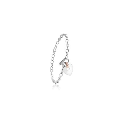 Clogau Silver And Welsh Gold Cariad Bracelet 3scb003