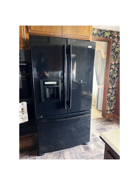 Black Kenmore Elite French Door Freezer On The Bottom Refrigerator