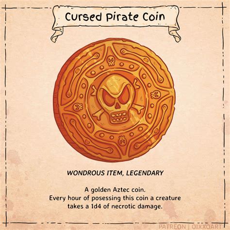 Cursed Pirate Coin By Oixxo On Deviantart