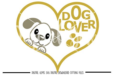 Dog Lover SVG / PNG / EPS / DXF Files (52098) | SVGs | Design Bundles