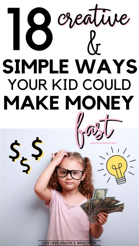 Ways For Kid To Make Money Fast How To Make Money Fast For Kids Fun