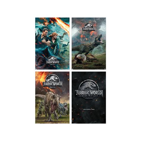 Shop Trends Jurassic World Fallen Kingdom Teaser Logo Wall Poster