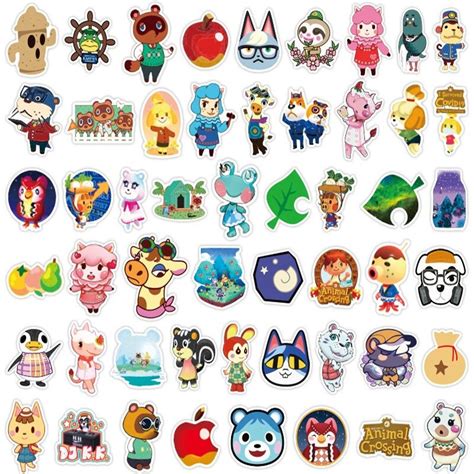 1050100pcs Animal Crossing Stickers Etsy