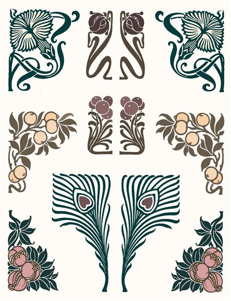 Still In Circulation Art Nouveau Typographic Ornaments Art Nouveau