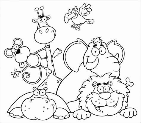 Zoo Coloring Pages for Preschoolers Free - ColoringBay