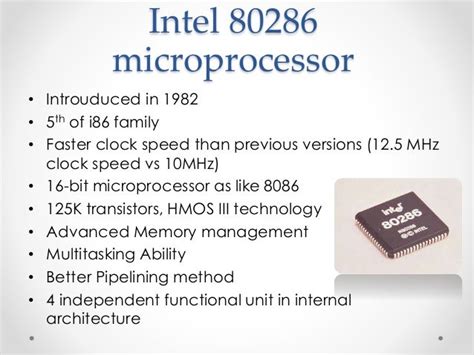 Architecture Of 80286 Microprocessor