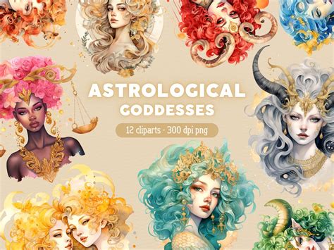 Astrological Goddesses Png Zodiac Signs Clipart Astrology Horoscope