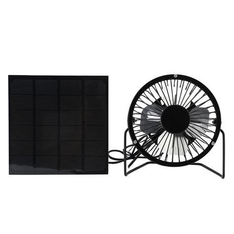 Solar Panel Fan Solar Panel Powered Fan Support Usb Polycrystalline