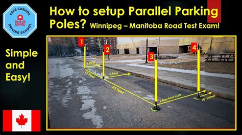 How To Set Up Parallel Parking Poles Youtube