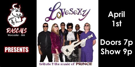 Lovesexy Bostons Tribute 2 The Music Of Prince Rascals Worcester