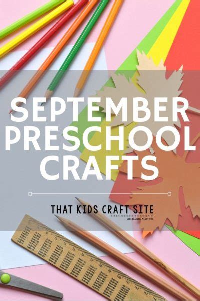 September Crafts For Kids Easy Preschool Crafts That Kids Craft Site