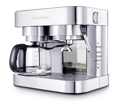 Espressione Stainless Steel Combination Coffee And Espresso Maker