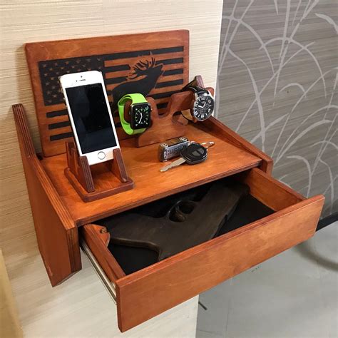 Hidden Gun Storage Concealment Furniture Hanging Nightstand Etsy