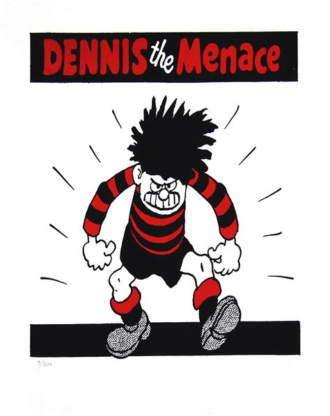 Dennis The Menace Menacing Medium Unframed Eas Art Gallery Dundee