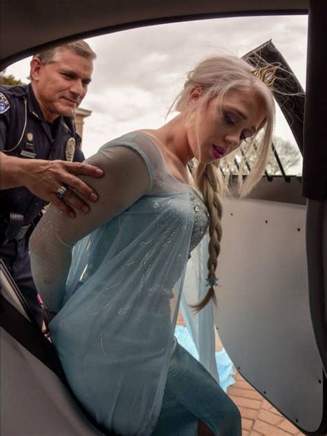 Frozen Elsa Arrested