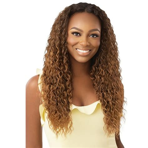 Outre Synthetic Converti Cap Wet And Wavy Hair Wig Island Curls Color