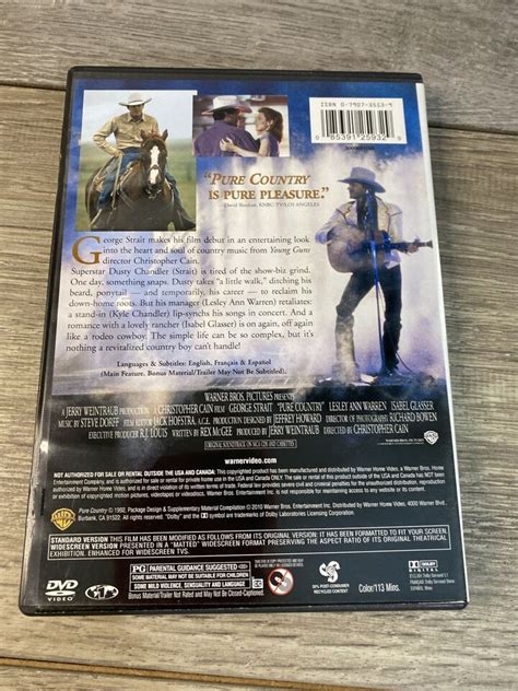 Pure Country George Strait Lesley Ann Warren And Kyle Chandler Dvd
