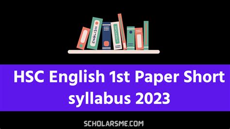 Hsc English 1st Paper Short Syllabus 2023 Hsc Syllabus