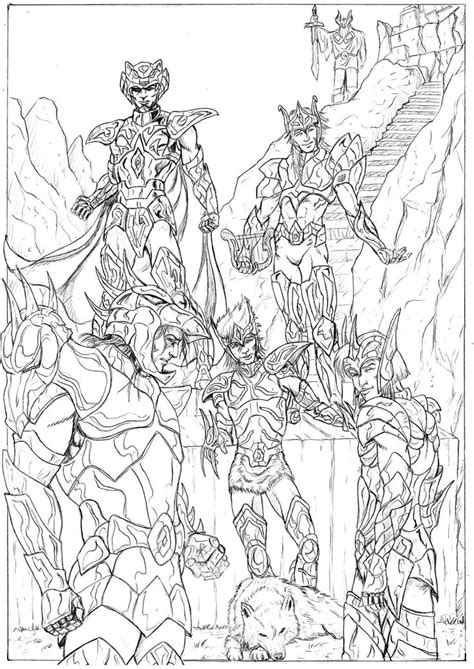 Saint Seiya Asgard Warriors By Wanderlei78 On Deviantart Saint Seiya
