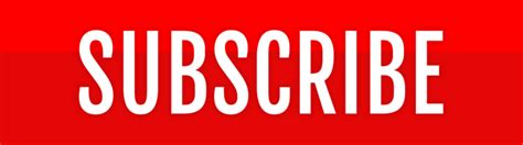 Free Red Square Youtube Subscribe Button Png By