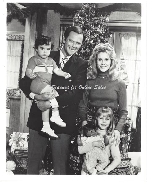 Bewitched Elizabeth Montgomery Samantha Dick Sargent Darrin Stephens Erin Murphy Black And White