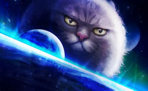 Fantasy Art Cat Artwork Wallpapers Hd Desktop And Mobile Backgrounds