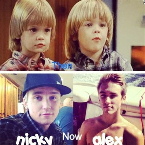 Nicky And Alex From Full House Then And Now Full House Full House Tv Show Full House Cast