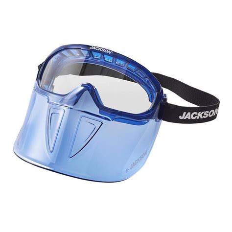 Jackson Safety Gpl500 Premium Goggle With Detachable Face Shield Clear Lens Anti Fog Coating