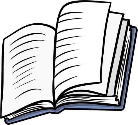 Open Book Clipart Line Art Png Download Full Size Clipart