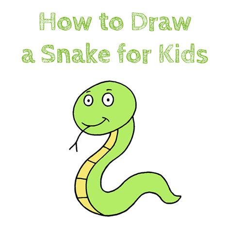 Snake Drawing Step By Step Gray Antouch