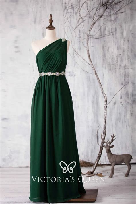 Forest Green Evening Gown