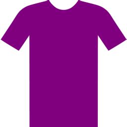 Purple t shirt icon - Free purple clothes icons png image