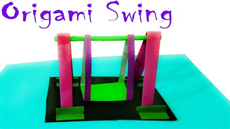 How To Make Origami Swing Craft Video Origami Idiots Craftdiy