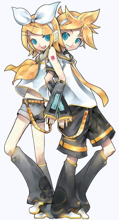 Kagamine Rin Len Vocaloid Character All About Vocaloid
