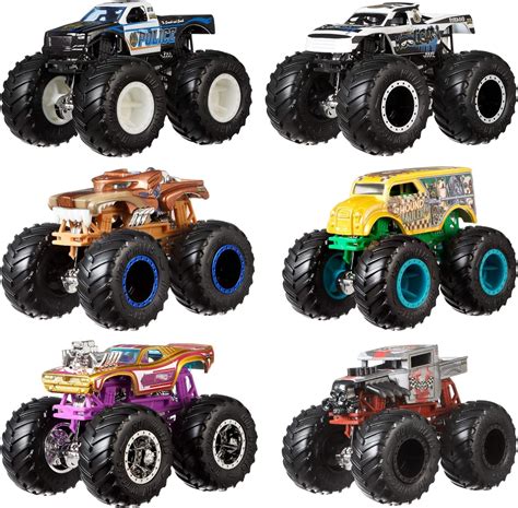 Mattel Hot Wheels Monster Trucks 164 Demo Doubles 2 Pk Assorted