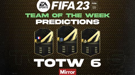 Fifa 23 Totw 6 Predictions Including Psg Real Madrid And Barcelona