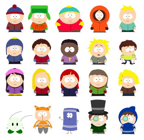 96 Best Ideas For Coloring South Park Characters Names With Pictures