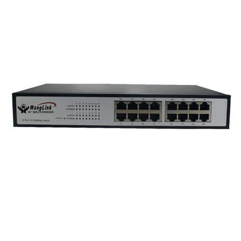 Wanglink 10100 Mbps 16 Ports Fast Ethernet Switch Lan Hub Fullhalf Duplex Internet Switch