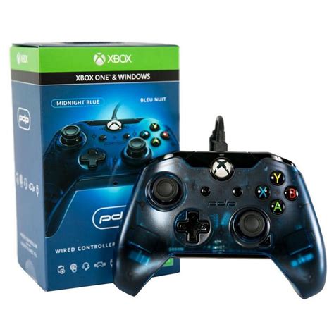 Xbox One Wired Controller Midnight Blue Xbox One Gamestop